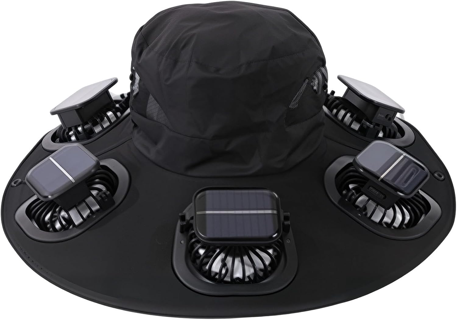 Men Accessories H&M - Hot 6 Fans Solar Fan Hat
