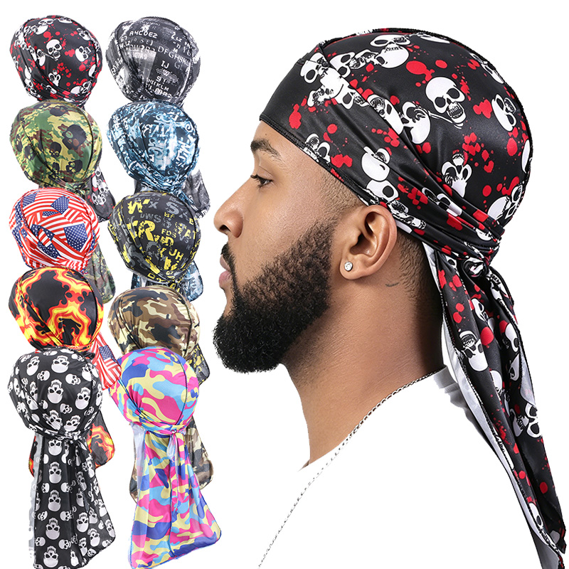 Men Accessories H&M - 3PCS Fashion Long Tail Durag Cap