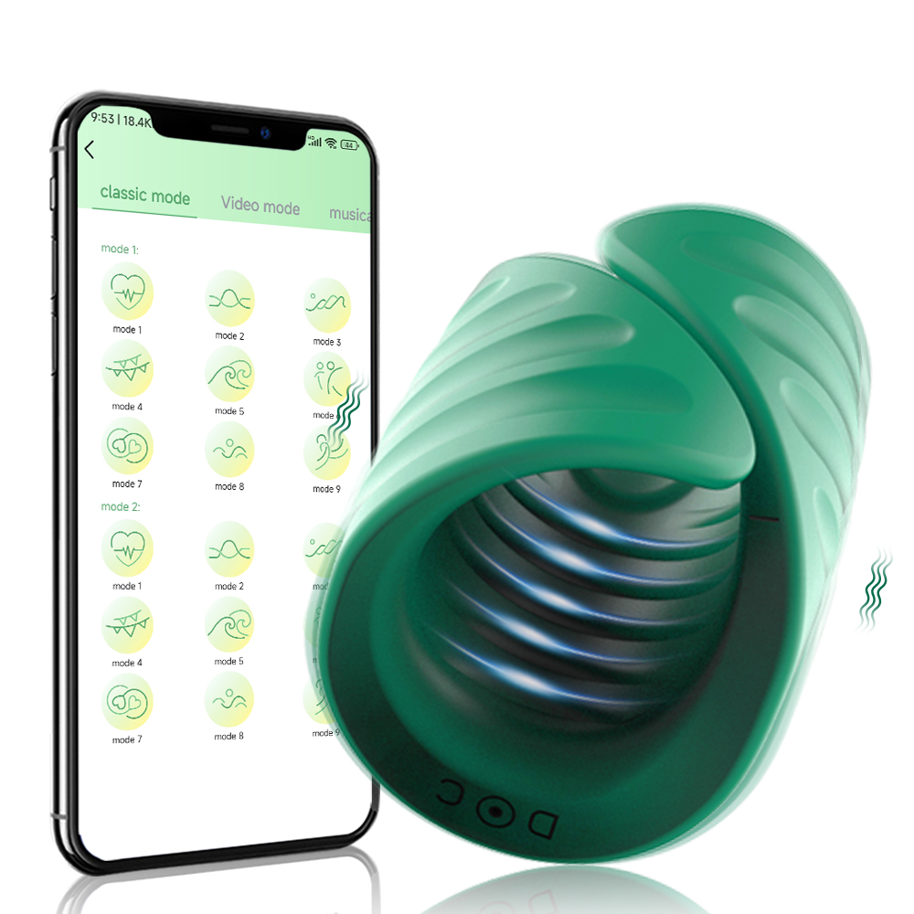 Men Accessories App - APP Control Penis Training Vibrator Male