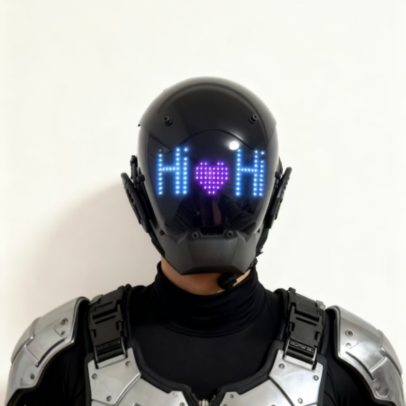 Men Accessories App - Punk Mask Cosplay for Men,Bluetooth APP