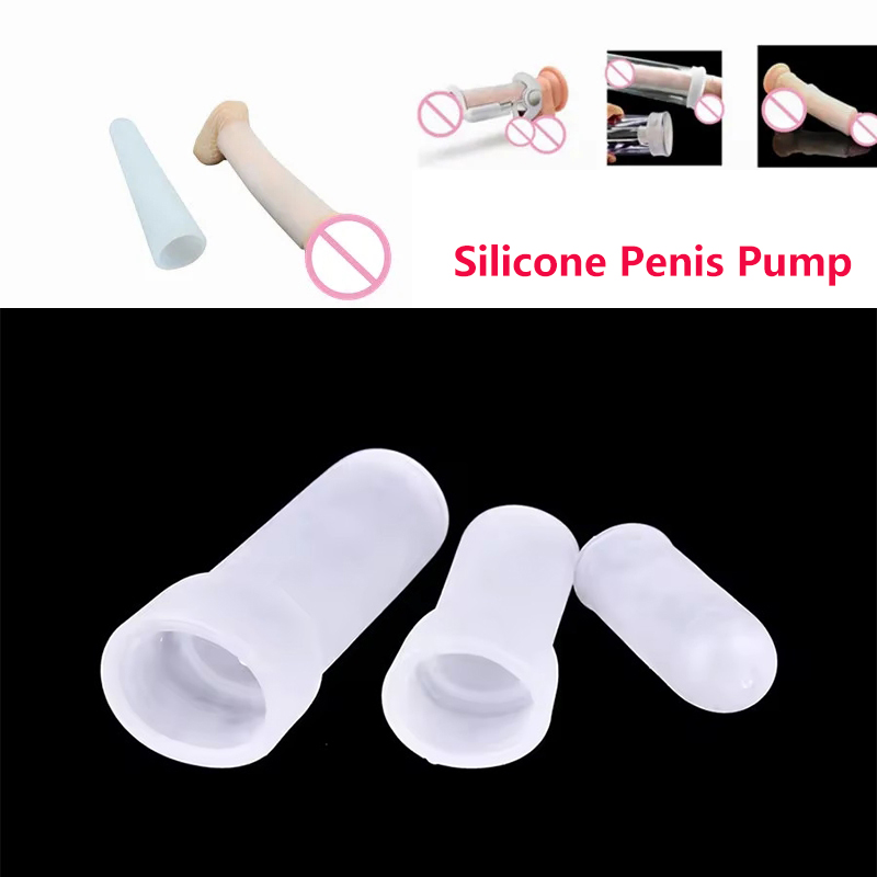 Men Accessories Shop - Penis Pump Accessories Silicone Sleeves Enlargement