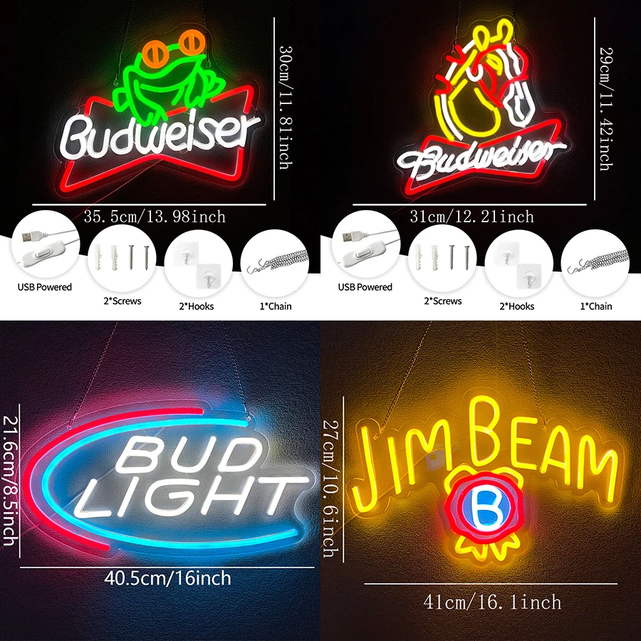 Neon Led Sign for Home Decor f - Men Accessories Shop 评论和价格