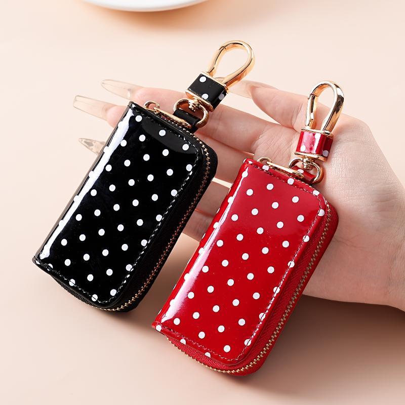 Polka Dot Glossy Patent Leathe - Men Accessories Store 评论和价格
