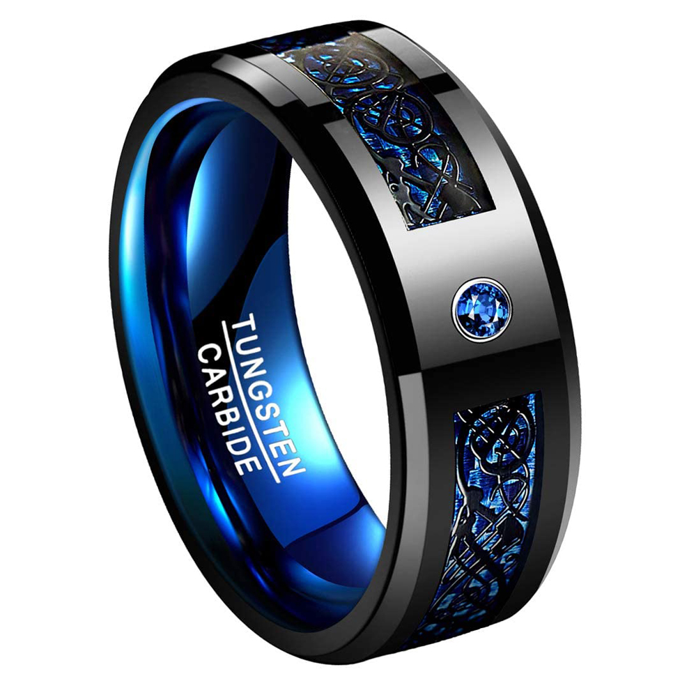 Dragon Ring Stainless Steel Ni - Men Accessories Shop 评论和价格