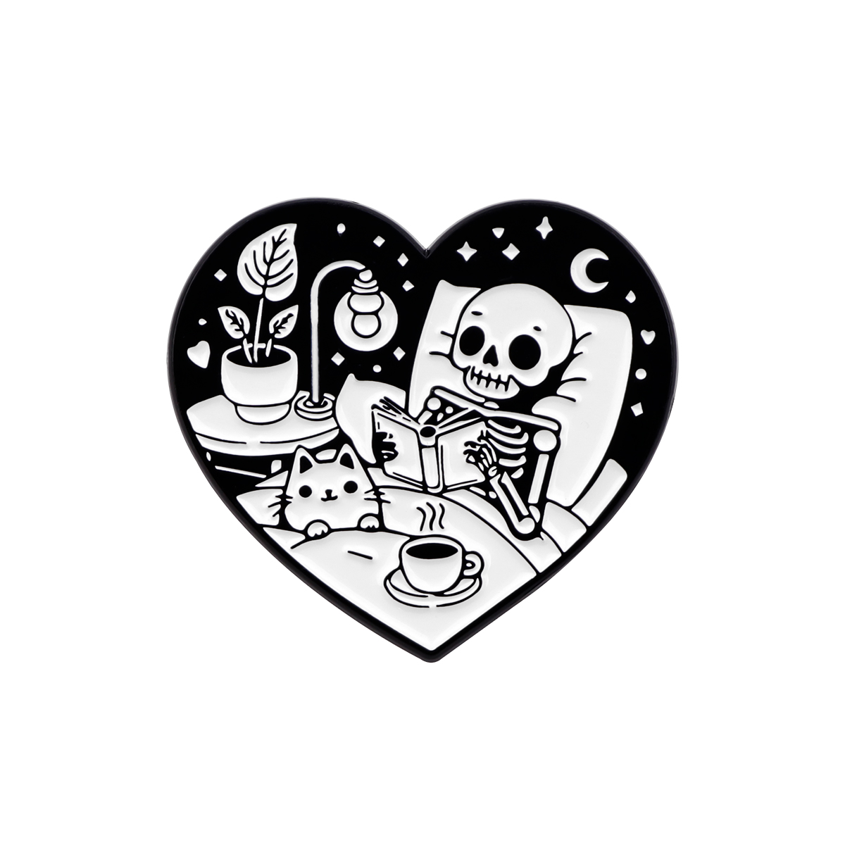 Skeleton Enamel Pins Witch Bro - Men Accessories For Birthday Gift 评论和价格
