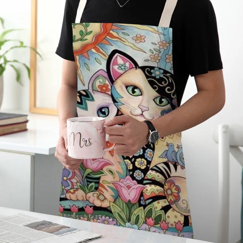 Retro Funny Cat Cartoon Cookin - Men Accessories Shop 评论和价格