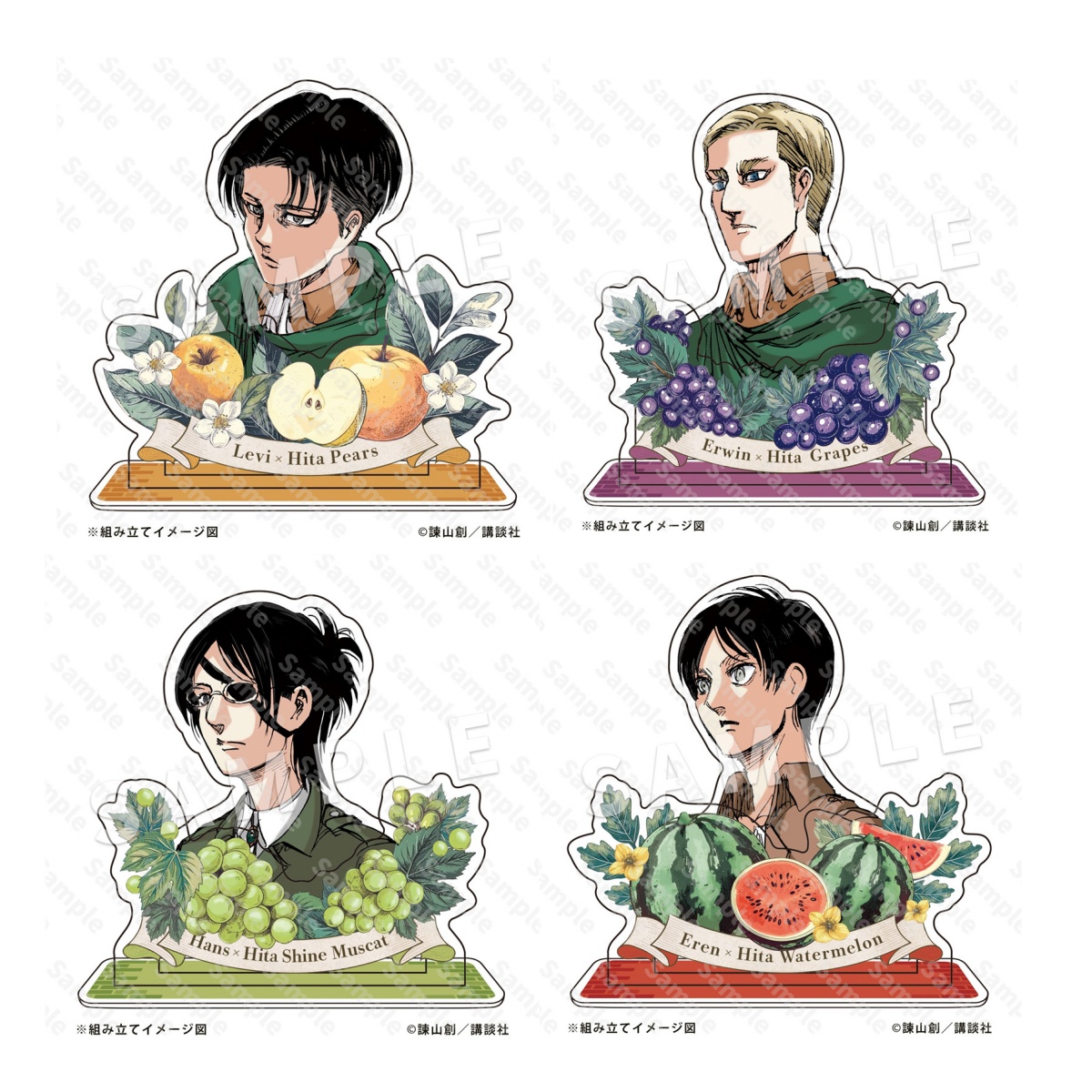 Attack on Titan Acrylic Stand  - Men Accessories For Birthday Gift 评论和价格