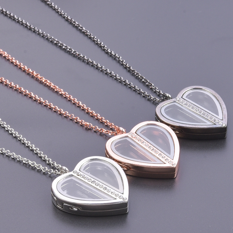 Magnet Heart Locket Necklace F - Men Accessories Neck Chain 评论和价格