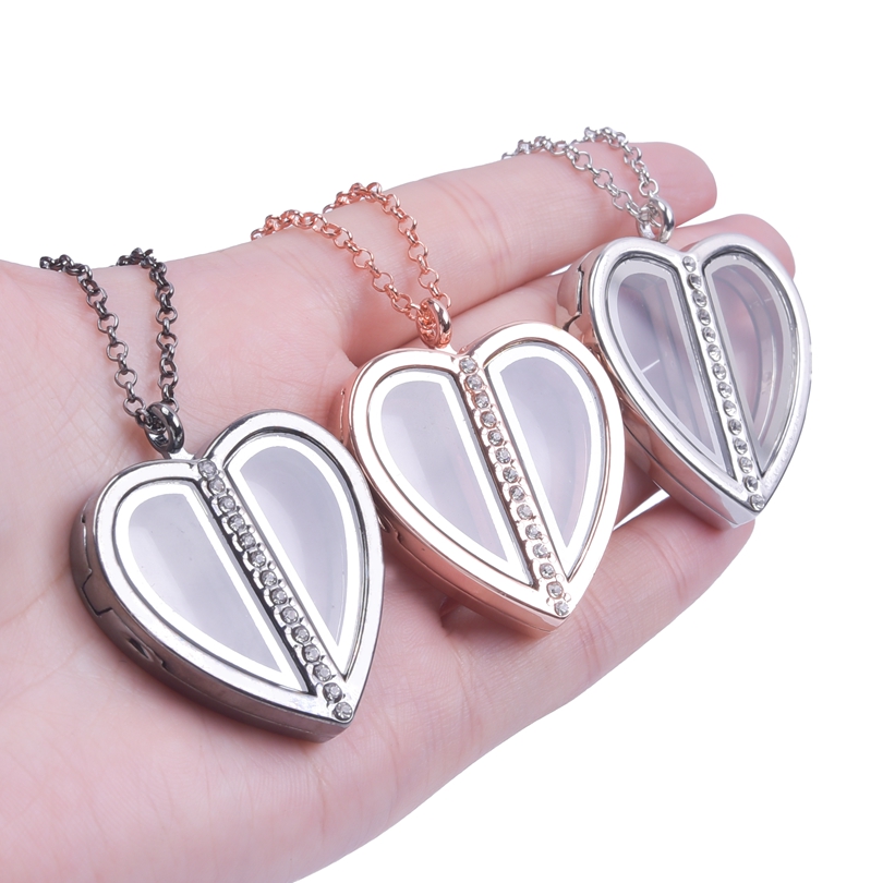 Magnet Heart Locket Necklace F - Men Accessories Neck Chain 评论和价格