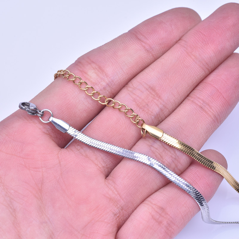 Stainless Steel Necklace For W - Men Accessories Neck Chain 评论和价格