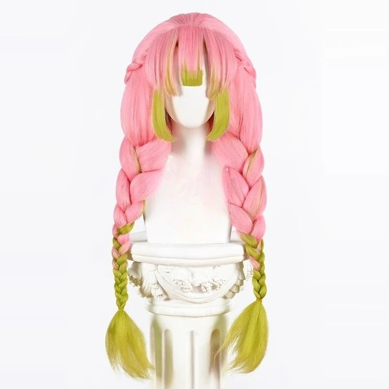 Kanroji Mitsuri Cosplay Wig Pi - Men'S Accessories With Suits 评论和价格