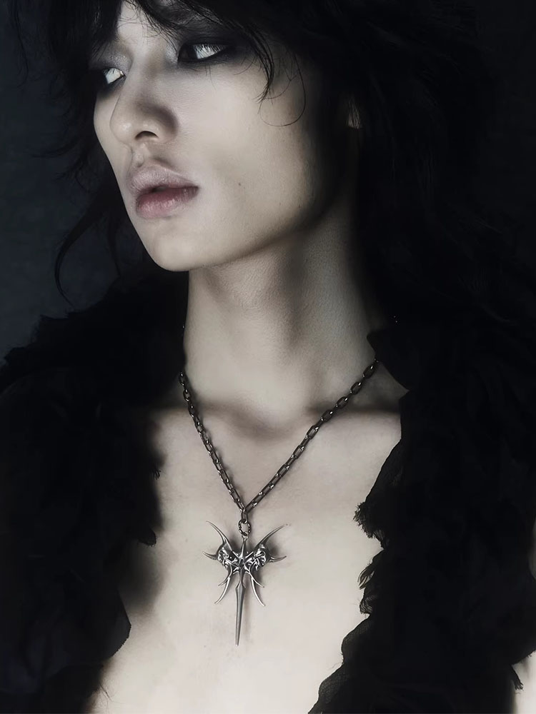 2025 New Punk Necklace Silver  - Men Accessories Neck Chain 评论和价格
