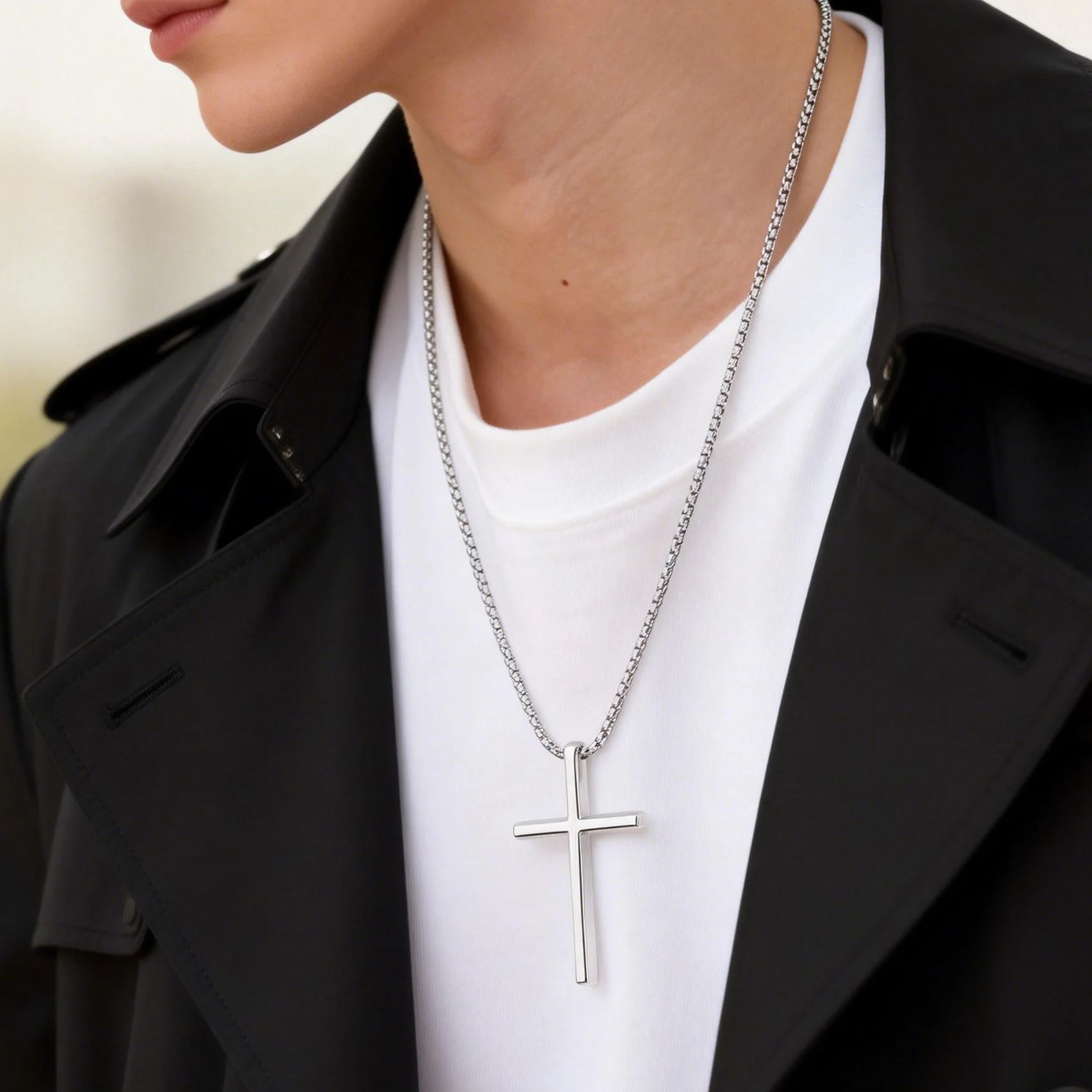 Trendy Christian Religion Neck - Men Accessories Neck Chain 评论和价格