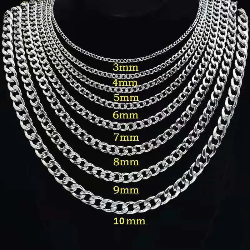 925 sterling silver plated Fla - Men Accessories Neck Chain 评论和价格