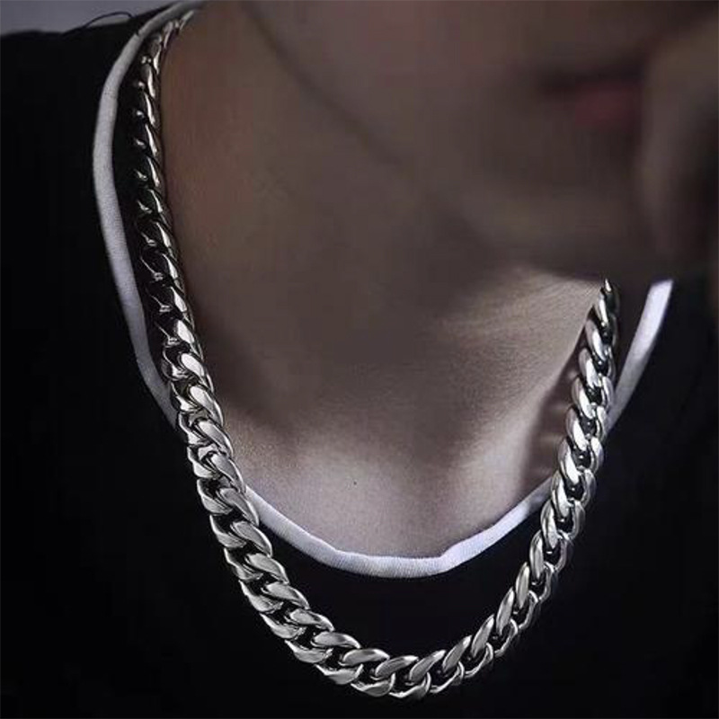 925 sterling silver plated Fla - Men Accessories Neck Chain 评论和价格