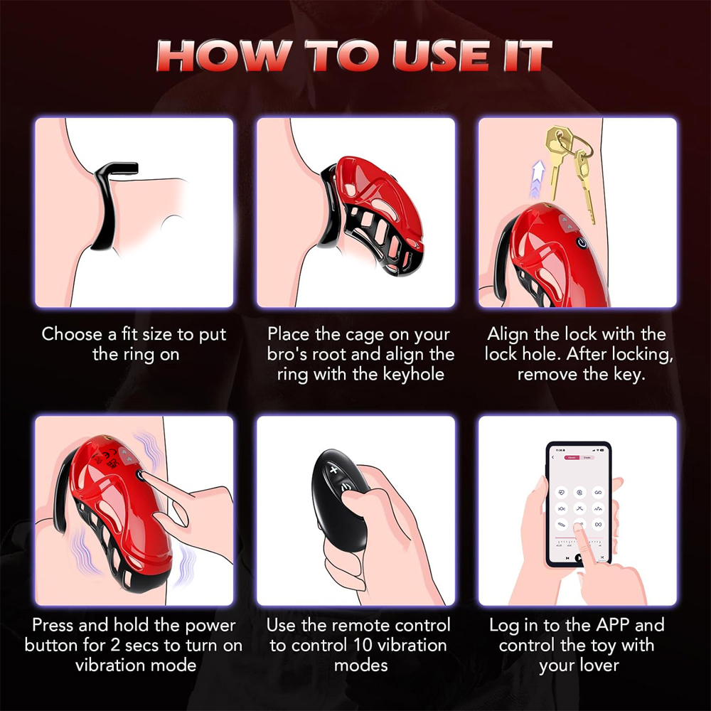 APP Remote Control Male Vibrat - Men Accessories App 评论和价格