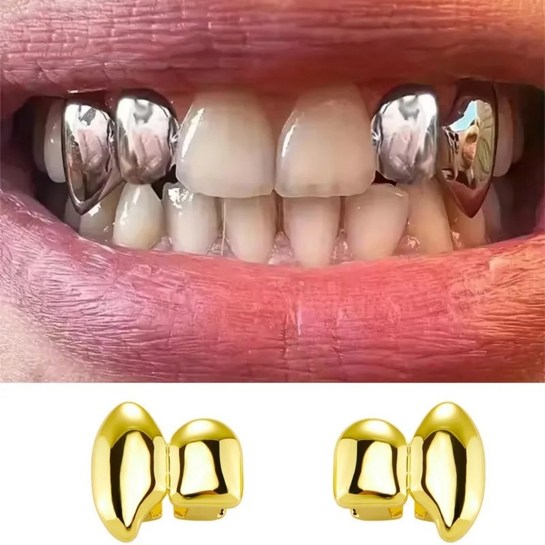 2PCS Vampire DIY Double Fangs  - Men Accessories H&M 评论和价格