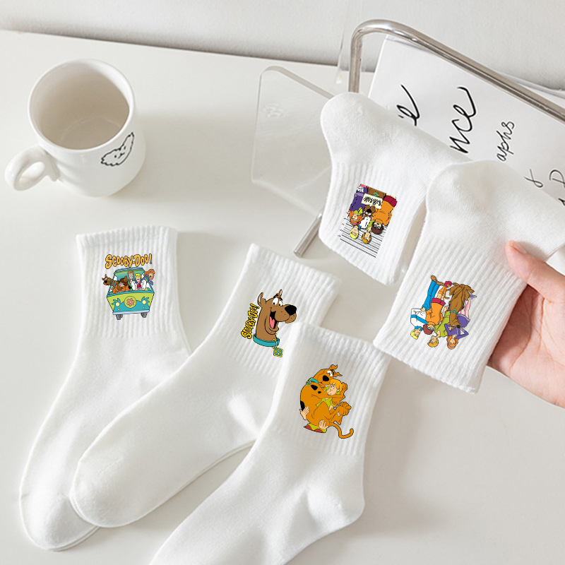 Scooby Doo Cotton Socks Women  - Men Accessories For Birthday Gift 评论和价格