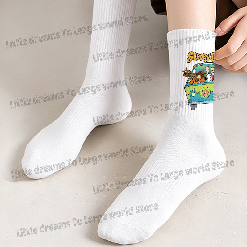 Scooby Doo Cotton Socks Women  - Men Accessories For Birthday Gift 评论和价格