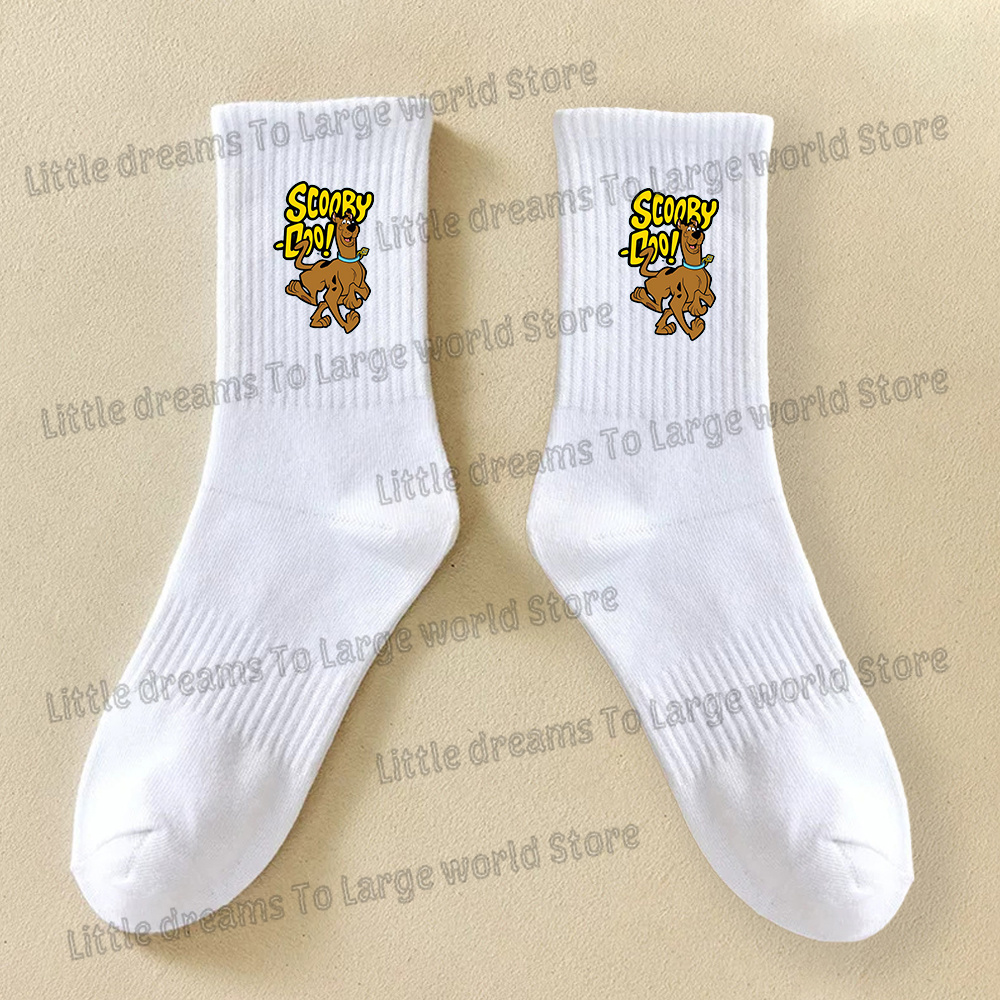 Scooby Doo Cotton Socks Women  - Men Accessories For Birthday Gift 评论和价格