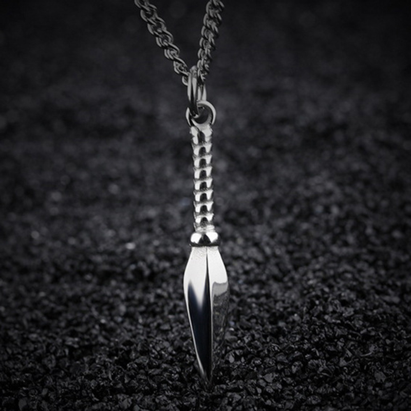 Spear Pendant Necklace For Men - Men Accessories Neck Chain 评论和价格