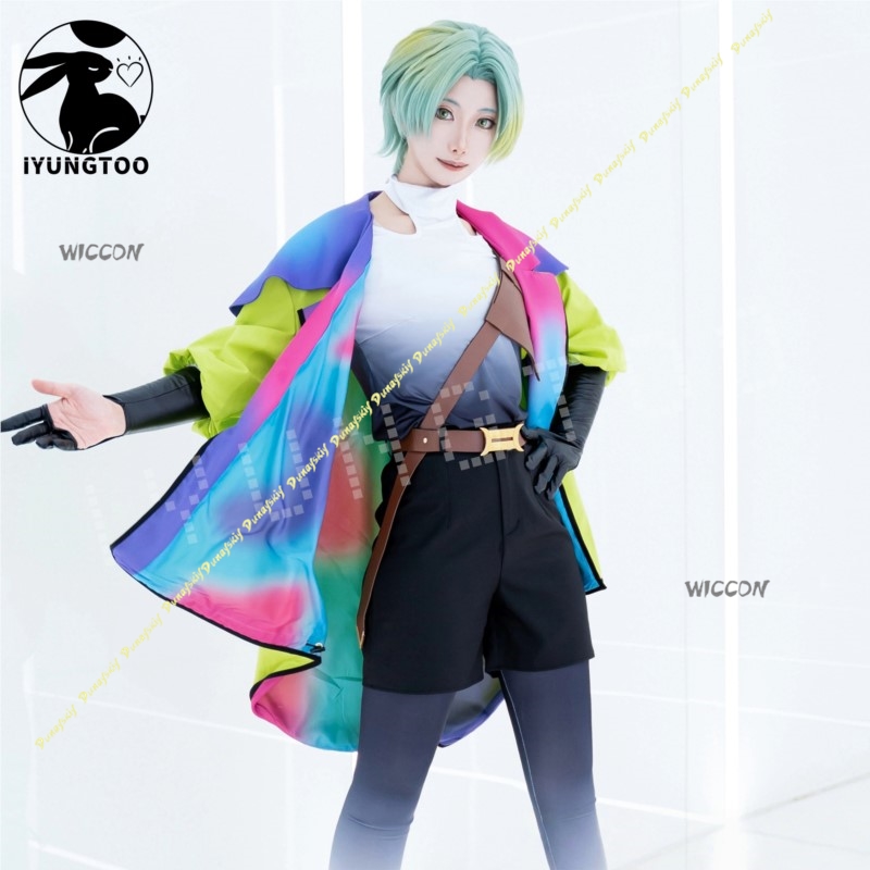 GNOSIA Anime Game Cosplay Cost - Men'S Accessories With Suits 评论和价格