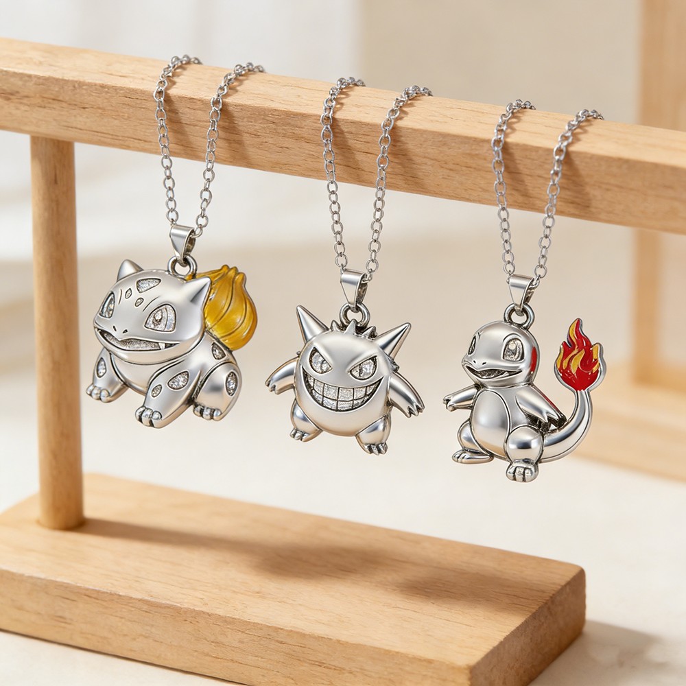 Vintage Anime Monster Pendant  - Men Accessories For Birthday Gift 评论和价格