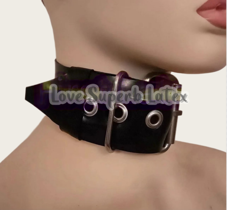 0.4mm Sexy Latex Neck Choker R - Men Accessories Neck Chain 评论和价格