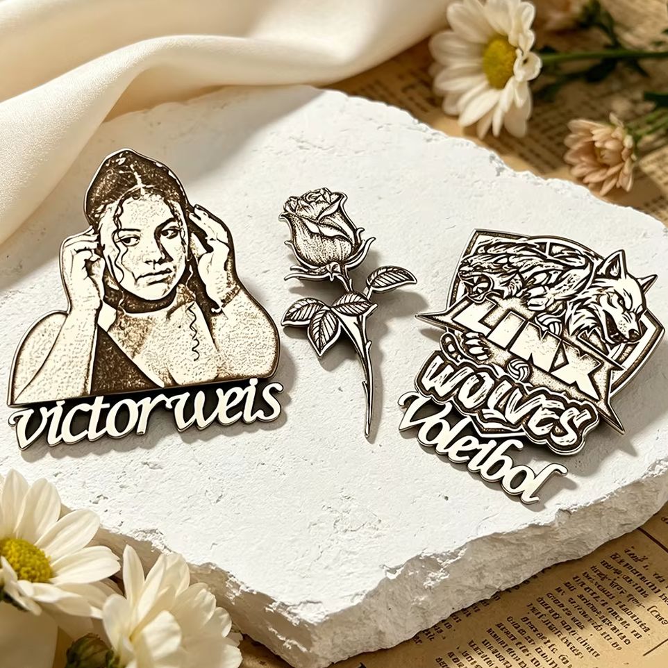 Custom Men Portrait Rose Photo - Men Accessories For Birthday Gift 评论和价格
